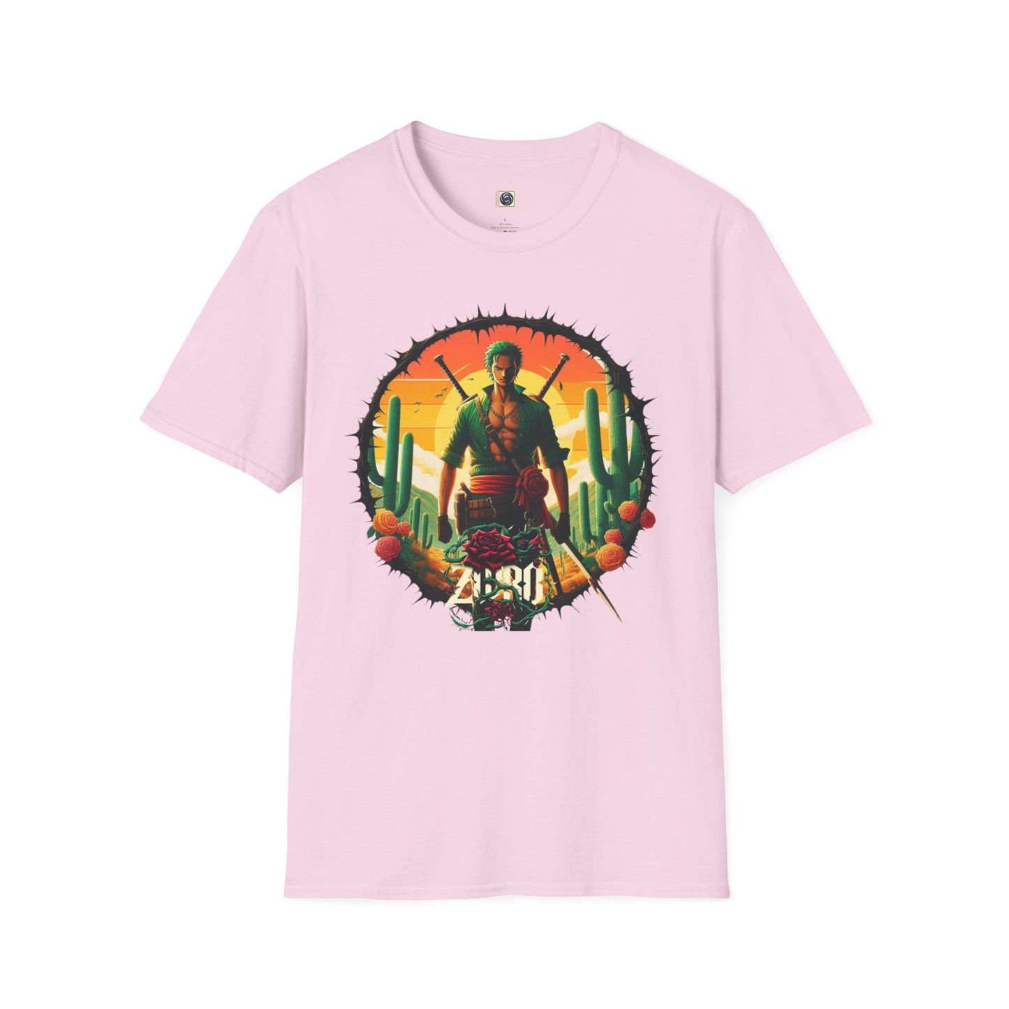 Unisex Softstyle T-Shirt Zoro Graphic Design