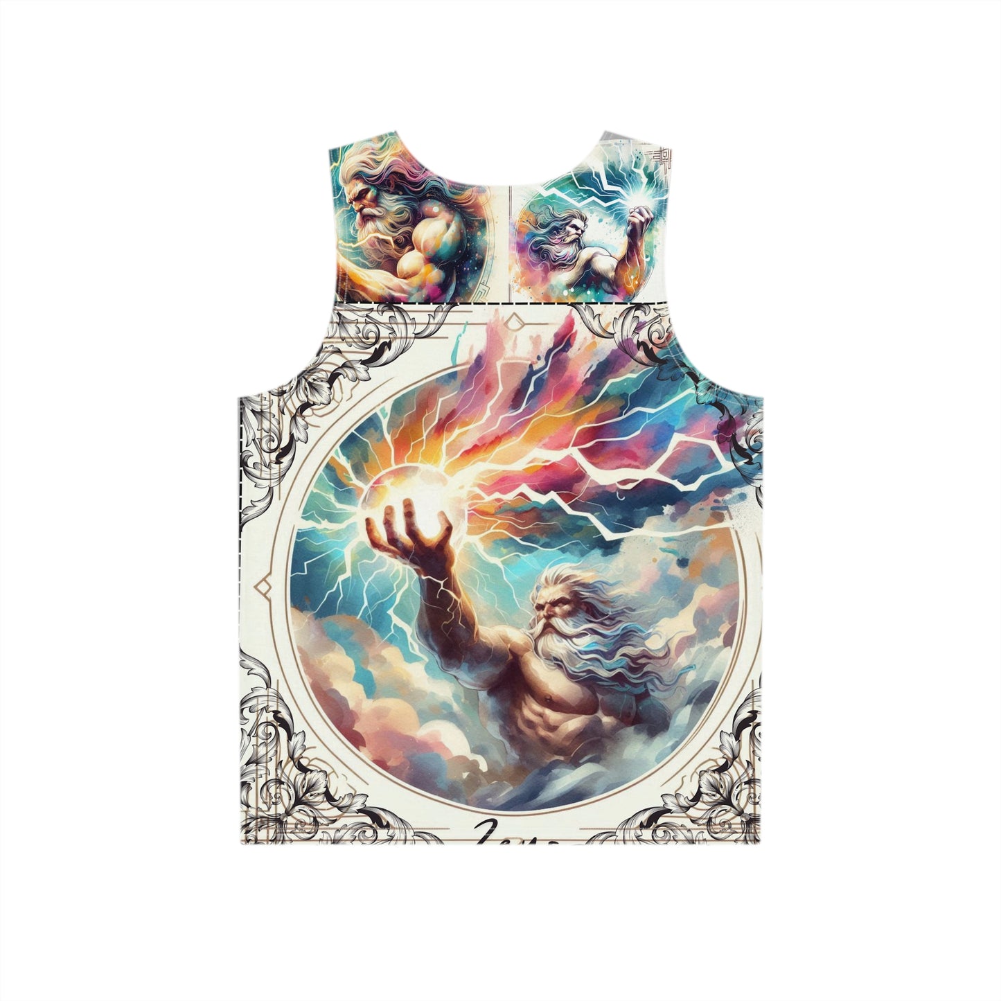 Men's Tank (AOP) Zeus Graphic Design