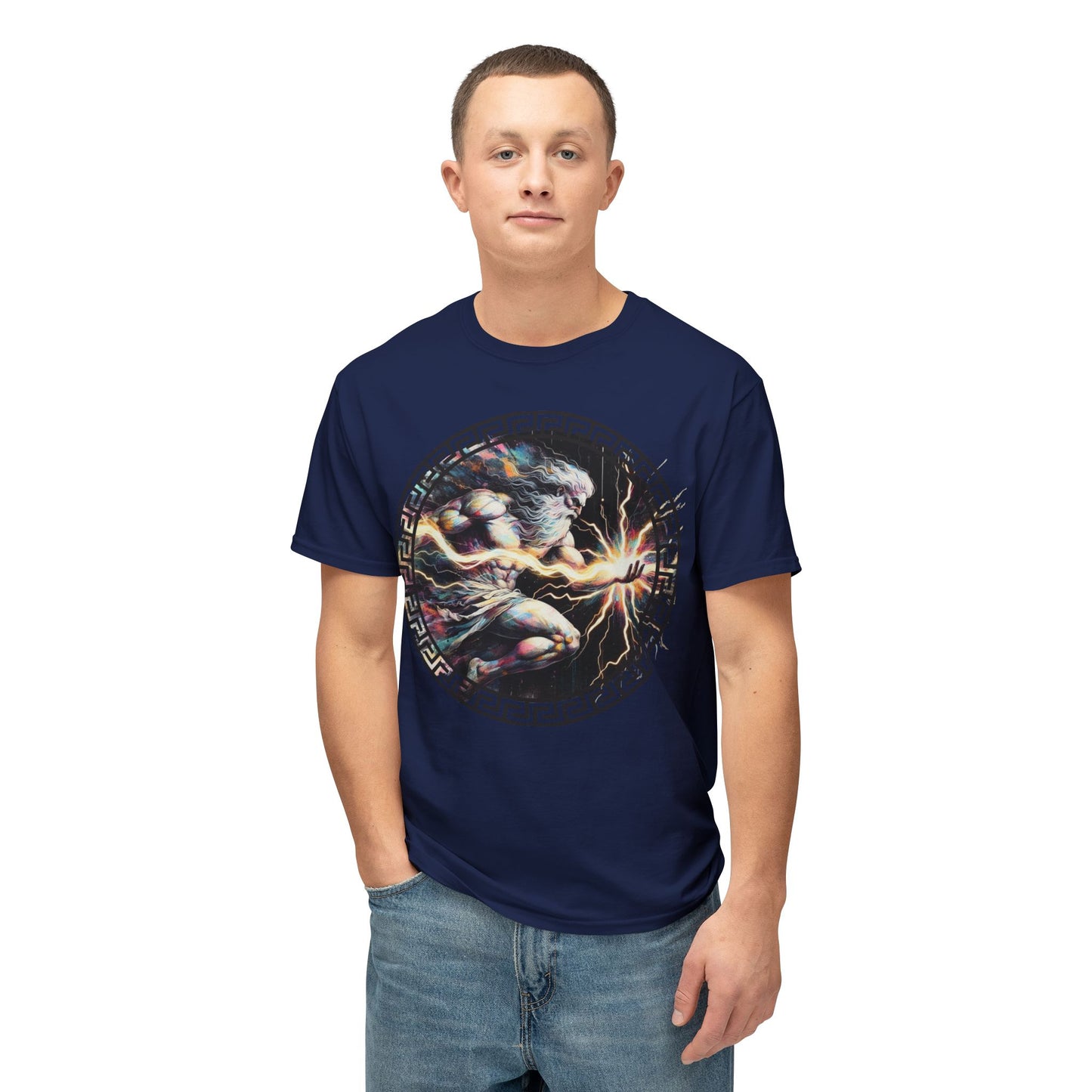 Unisex HD Cotton™ T-shirt Zeus Graphic Design