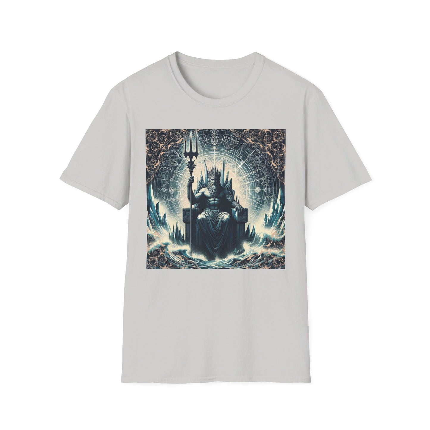 Unisex Softstyle Poseidon Graphic Design T-Shirt