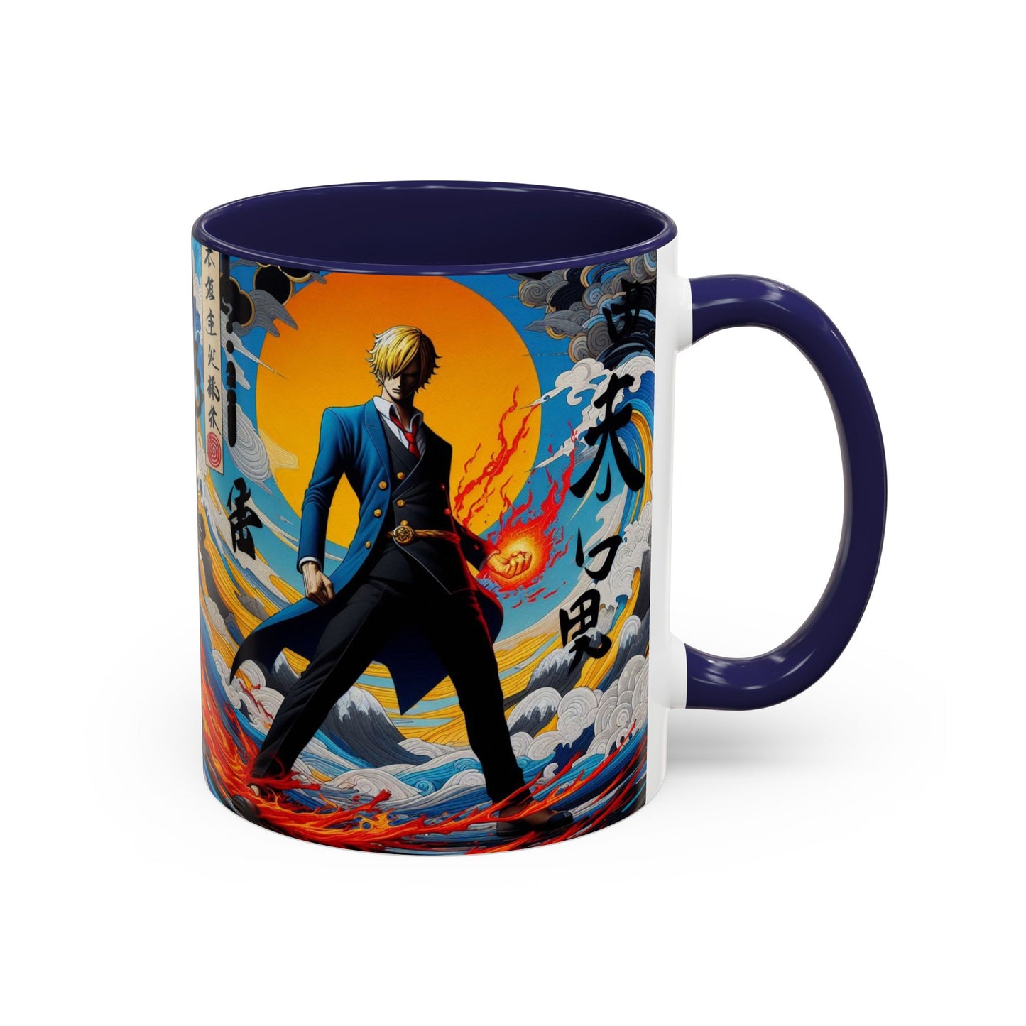 "Sanji One Piece Coffee Mug – Anime Chef Graphic Design (11oz, 15oz) | Pirate Cook Drinkware"