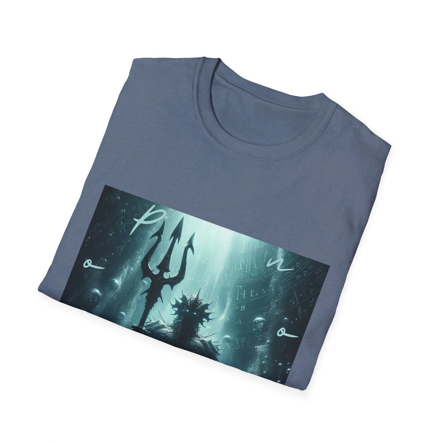 Unisex Softstyle T-Shirt Poseidon Graphic Design