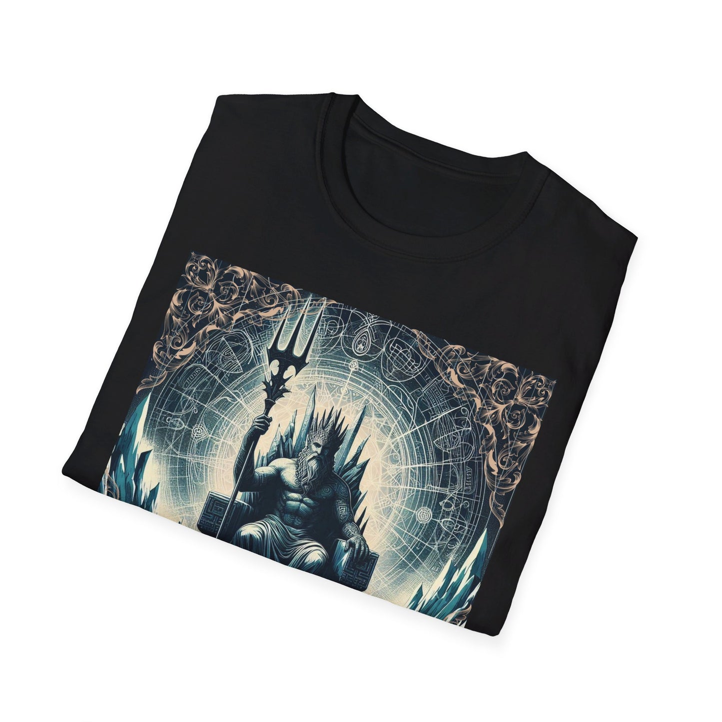 Unisex Softstyle Poseidon Graphic Design T-Shirt