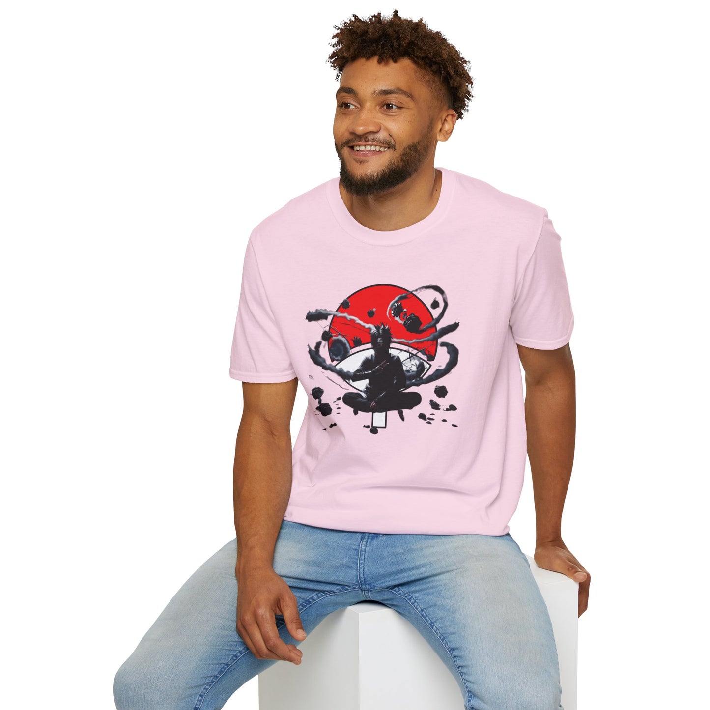 Unisex Softstyle Sasuke Graphic Design T-Shirt