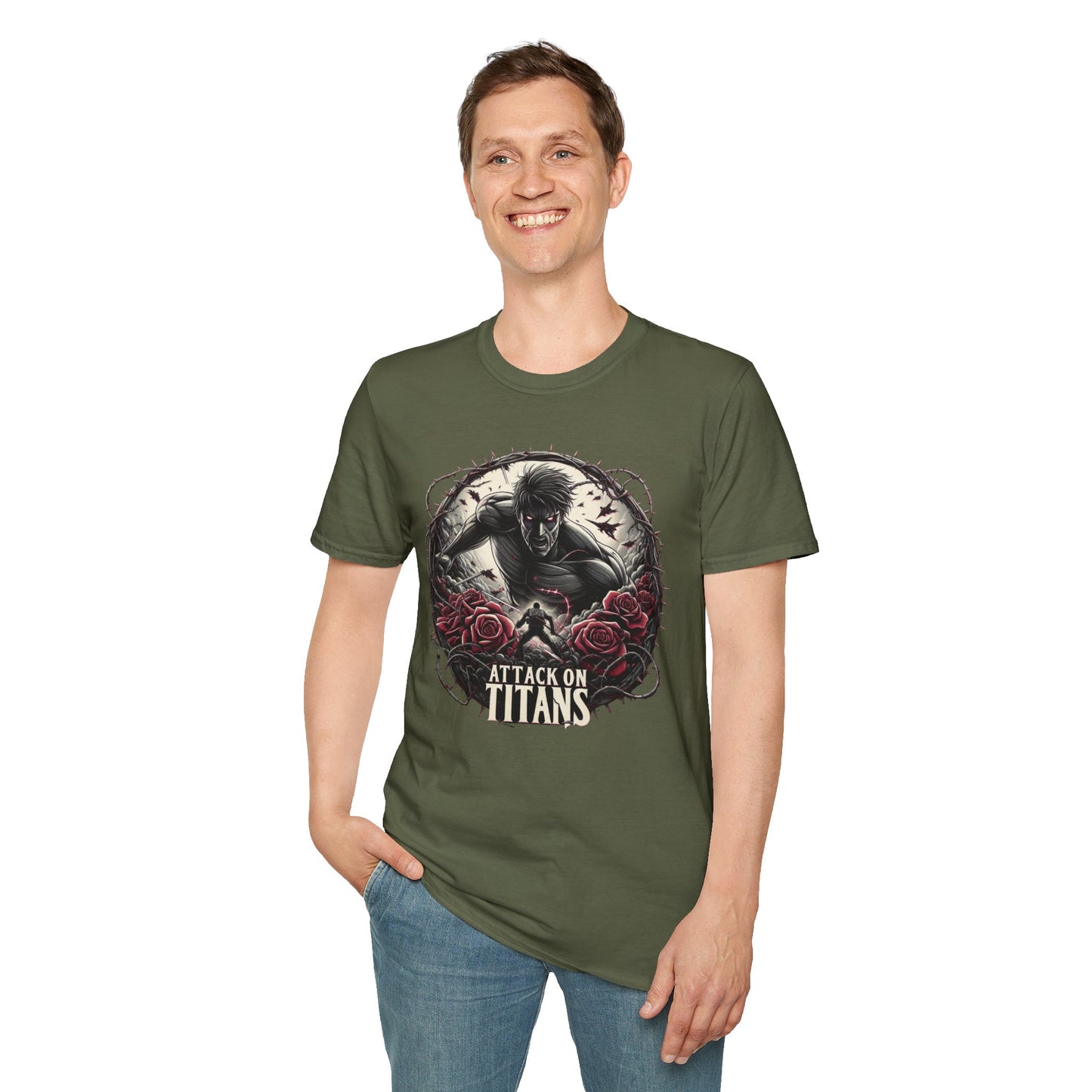 Unisex Softstyle T-Shirt Attack On Titan