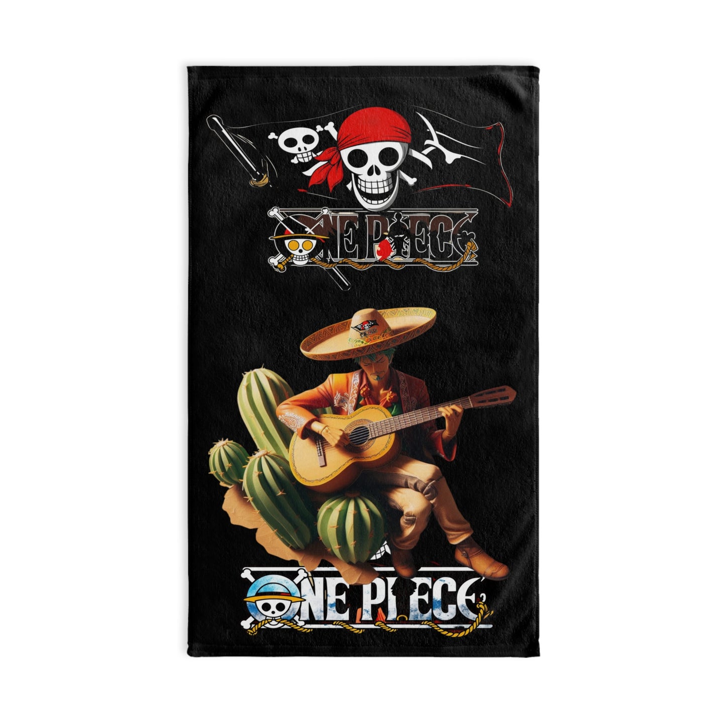 One Piece Zoro Graphic Design Hand Towel