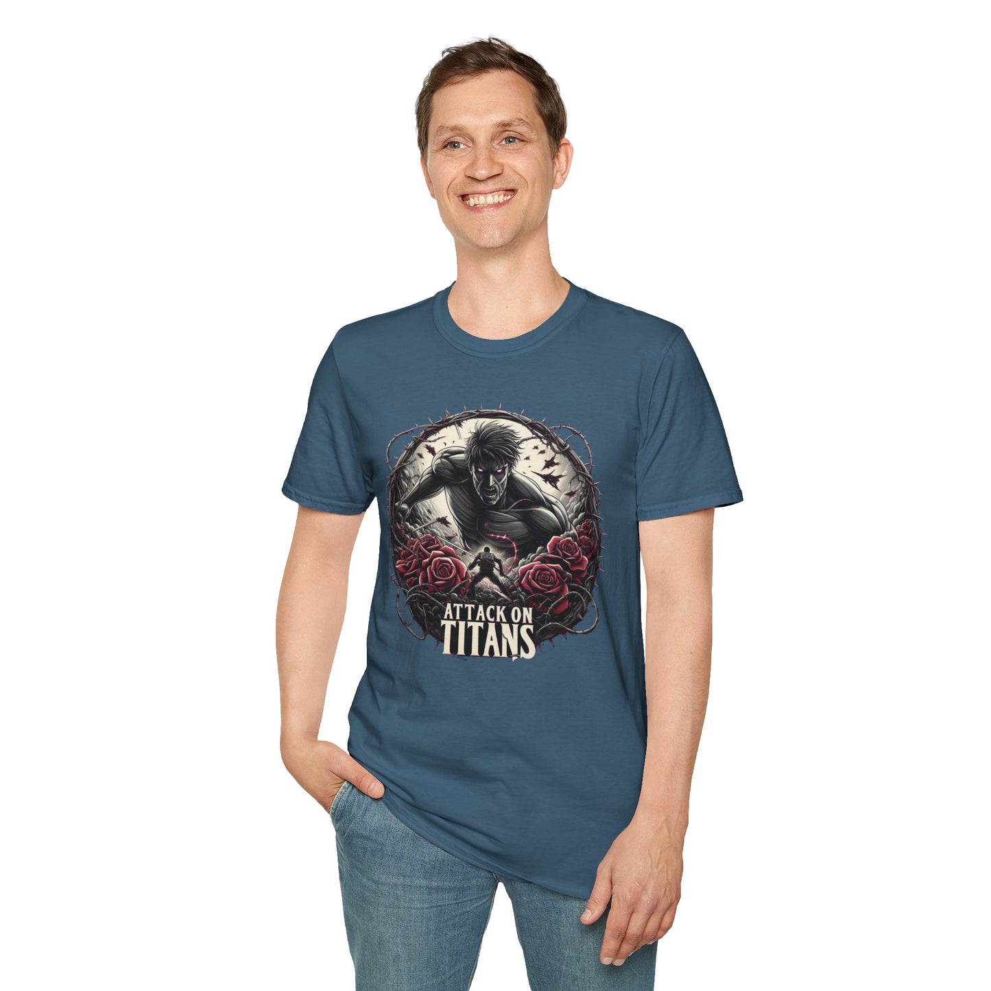 Unisex Softstyle T-Shirt Attack On Titan