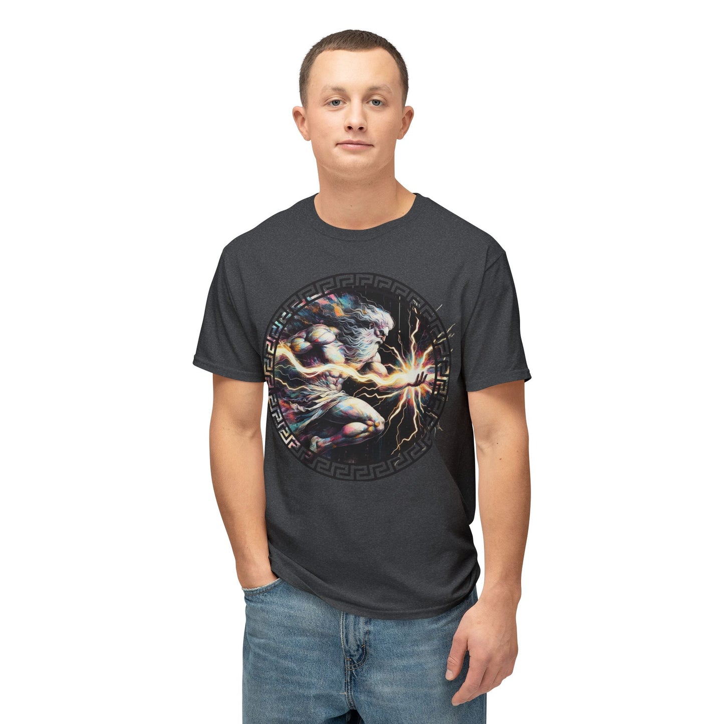 Unisex HD Cotton™ T-shirt Zeus Graphic Design