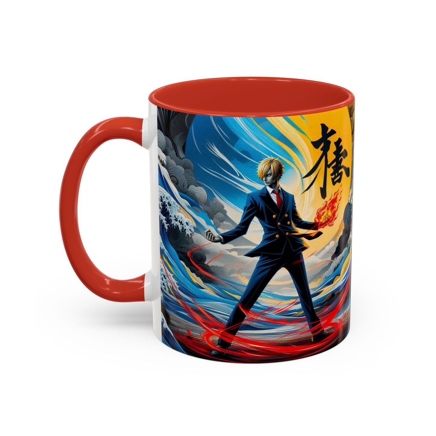 "Sanji One Piece Coffee Mug – Anime Chef Graphic Design (11oz, 15oz) | Pirate Cook Drinkware"