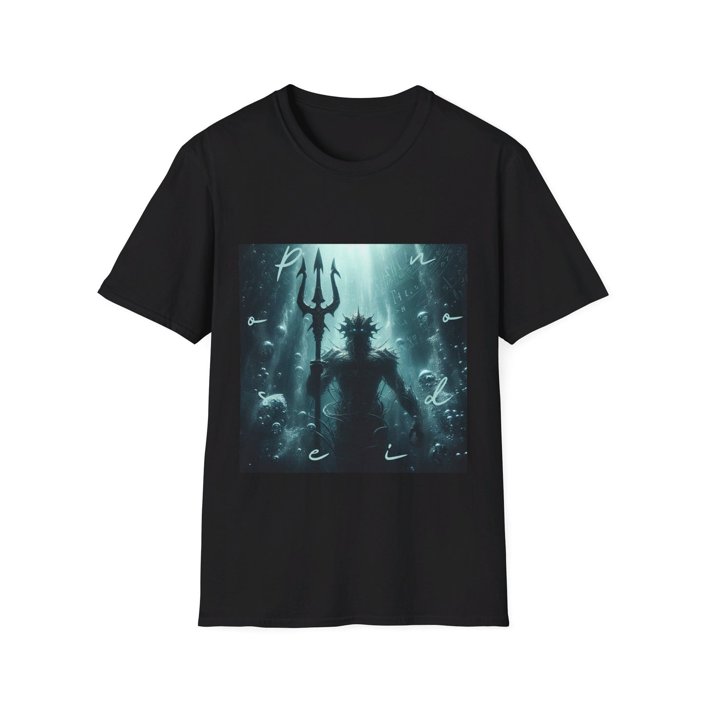 Unisex Softstyle T-Shirt Poseidon Graphic Design