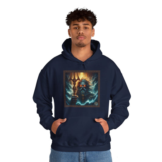 Unisex Heavy Blend™ Hooded Sweatshirt Poseidon Graphic Design