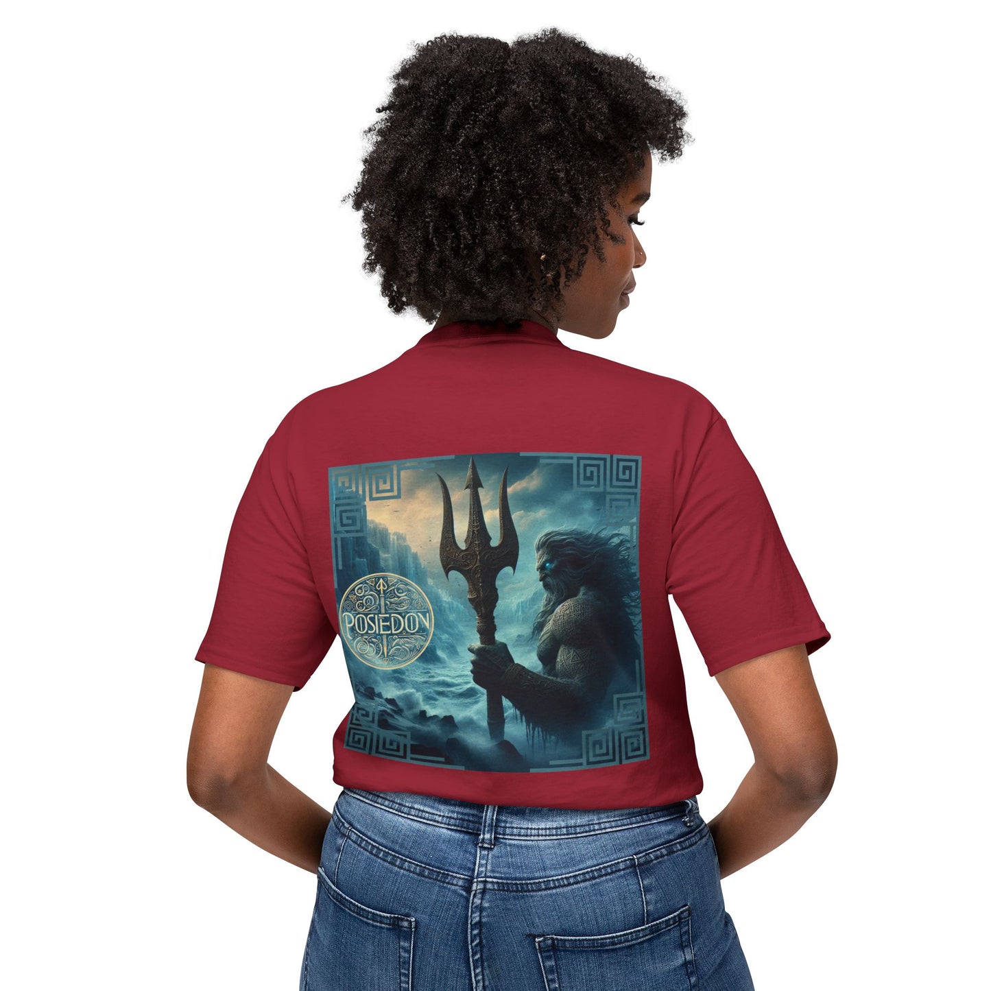 Unisex HD Cotton™ T-shirt Poseidon Graphic Design