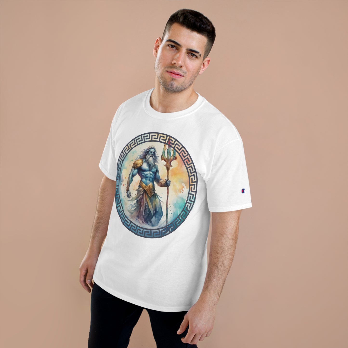 Champion T-Shirt Poseidon Graphic Design