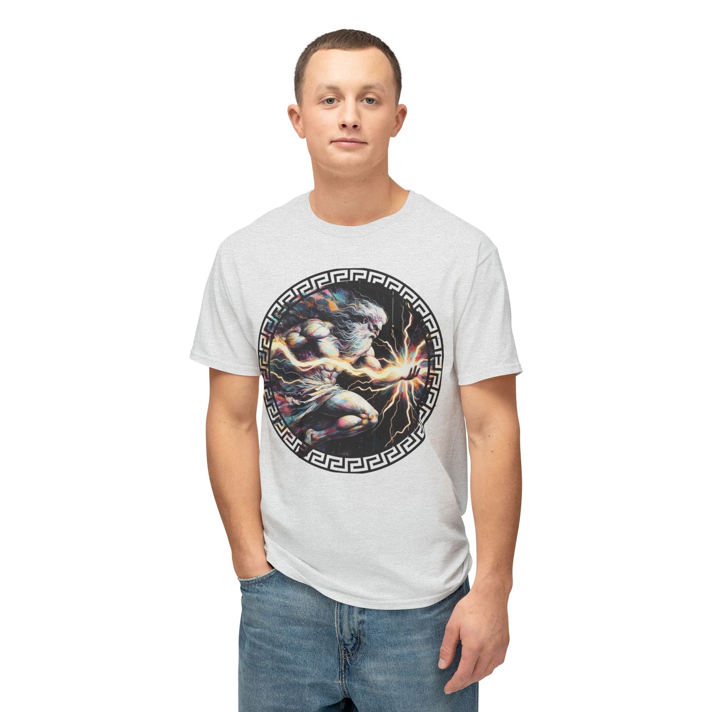 Unisex HD Cotton™ T-shirt Zeus Graphic Design