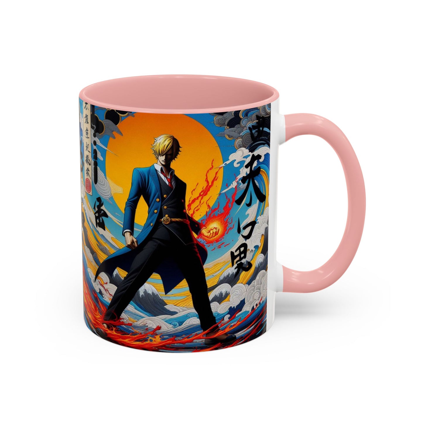 "Sanji One Piece Coffee Mug – Anime Chef Graphic Design (11oz, 15oz) | Pirate Cook Drinkware"