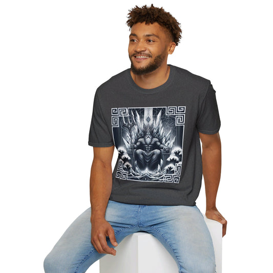 Unisex Softstyle Poseidon Graphic Design T-Shirt