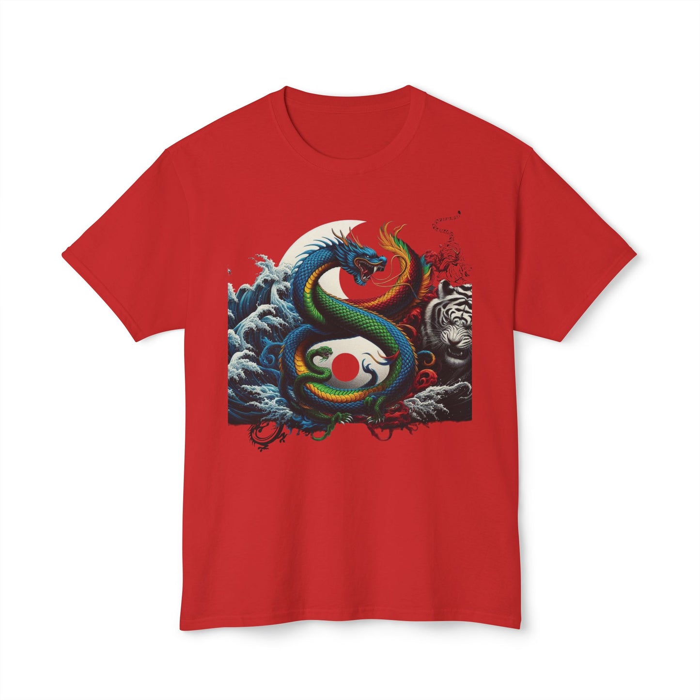 Unisex HD Cotton™ T-shirt Yin Yang Graphic Design