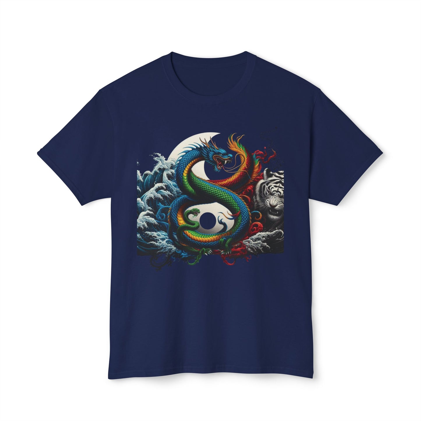 Unisex HD Cotton™ T-shirt Yin Yang Graphic Design