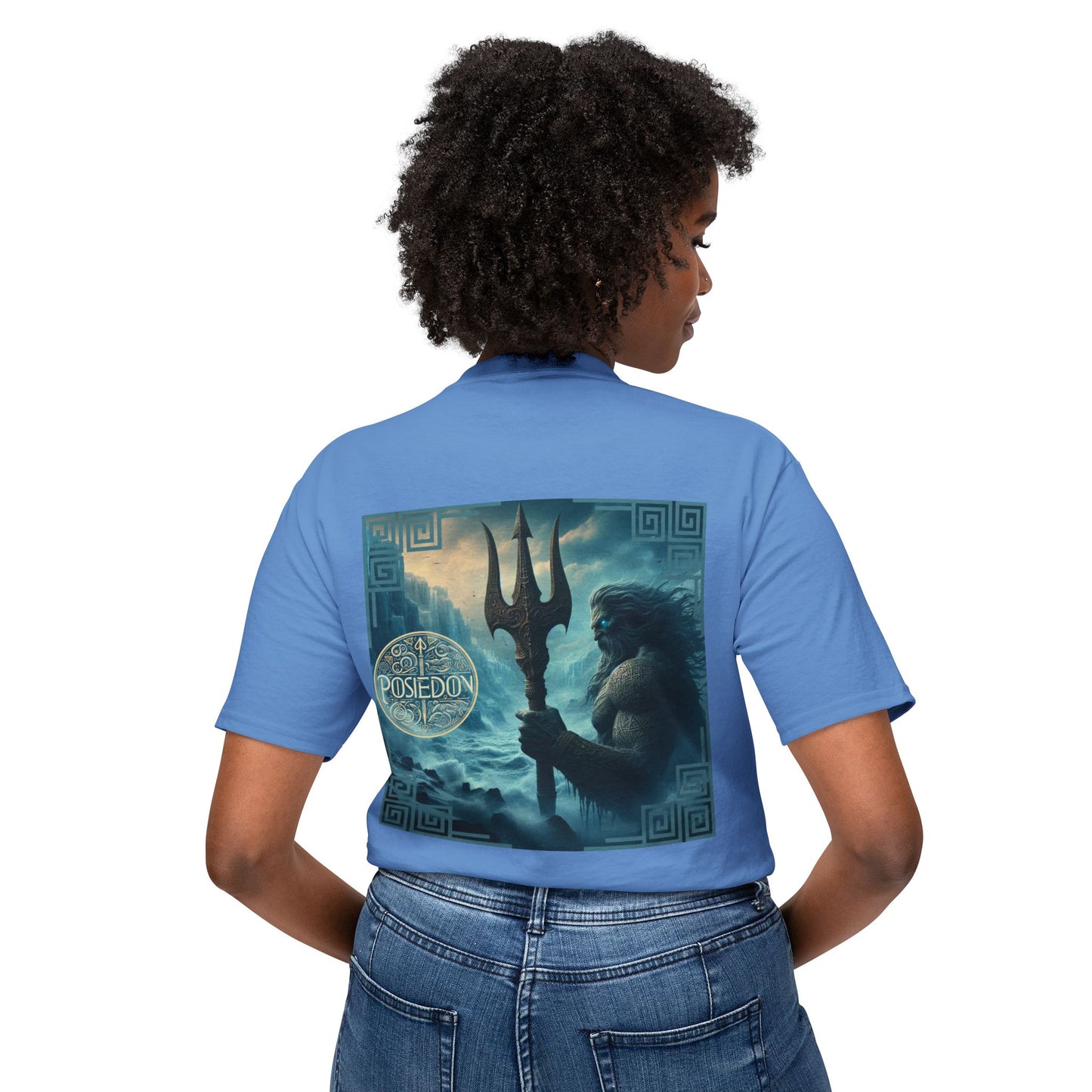 Unisex HD Cotton™ T-shirt Poseidon Graphic Design