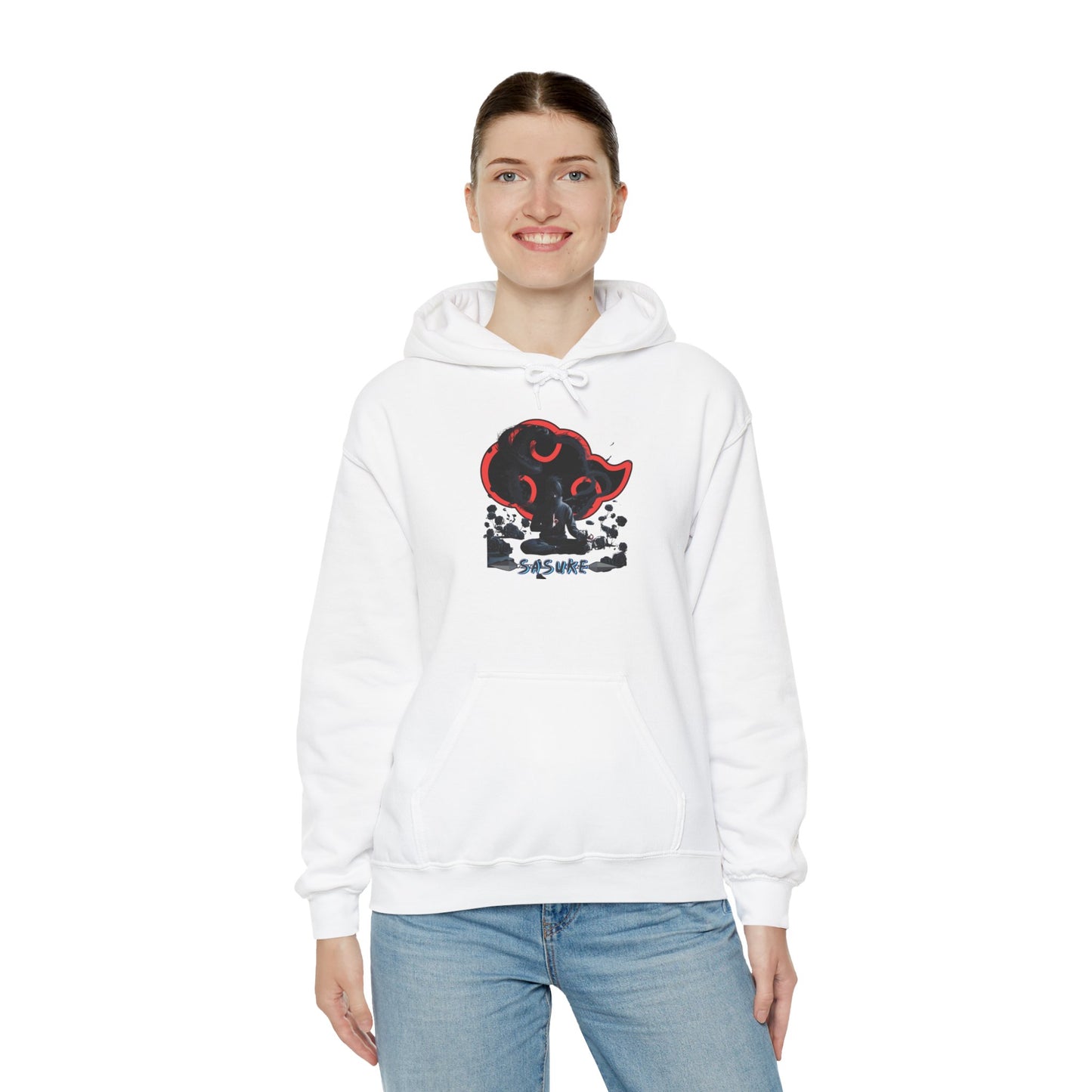 Unisex Heavy Blend™ Hooded Sweatshirt Sasuke Graphic Design