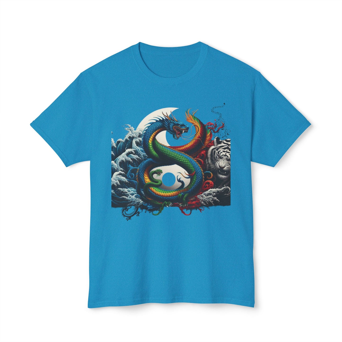 Unisex HD Cotton™ T-shirt Yin Yang Graphic Design