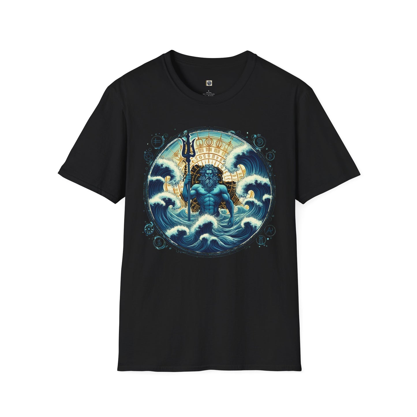 Unisex Softstyle  Poseidon Graphic Design T-Shirt