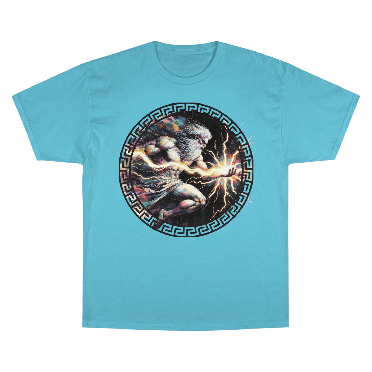 Champion T-Shirt Zeus Graphic Design