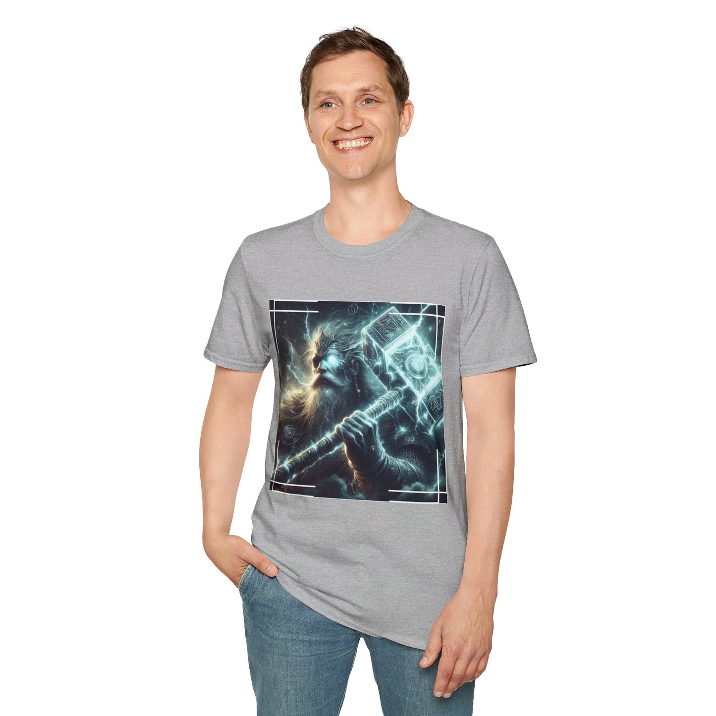 Unisex Softstyle T-Shirt Graphic Design Odin