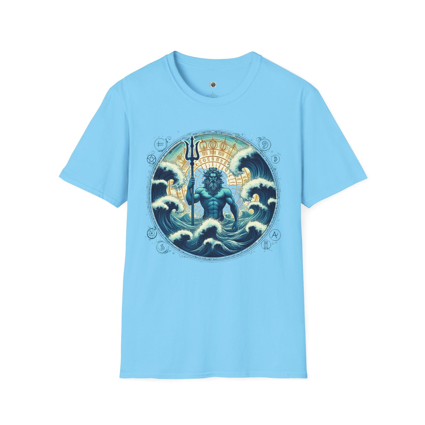 Unisex Softstyle  Poseidon Graphic Design T-Shirt