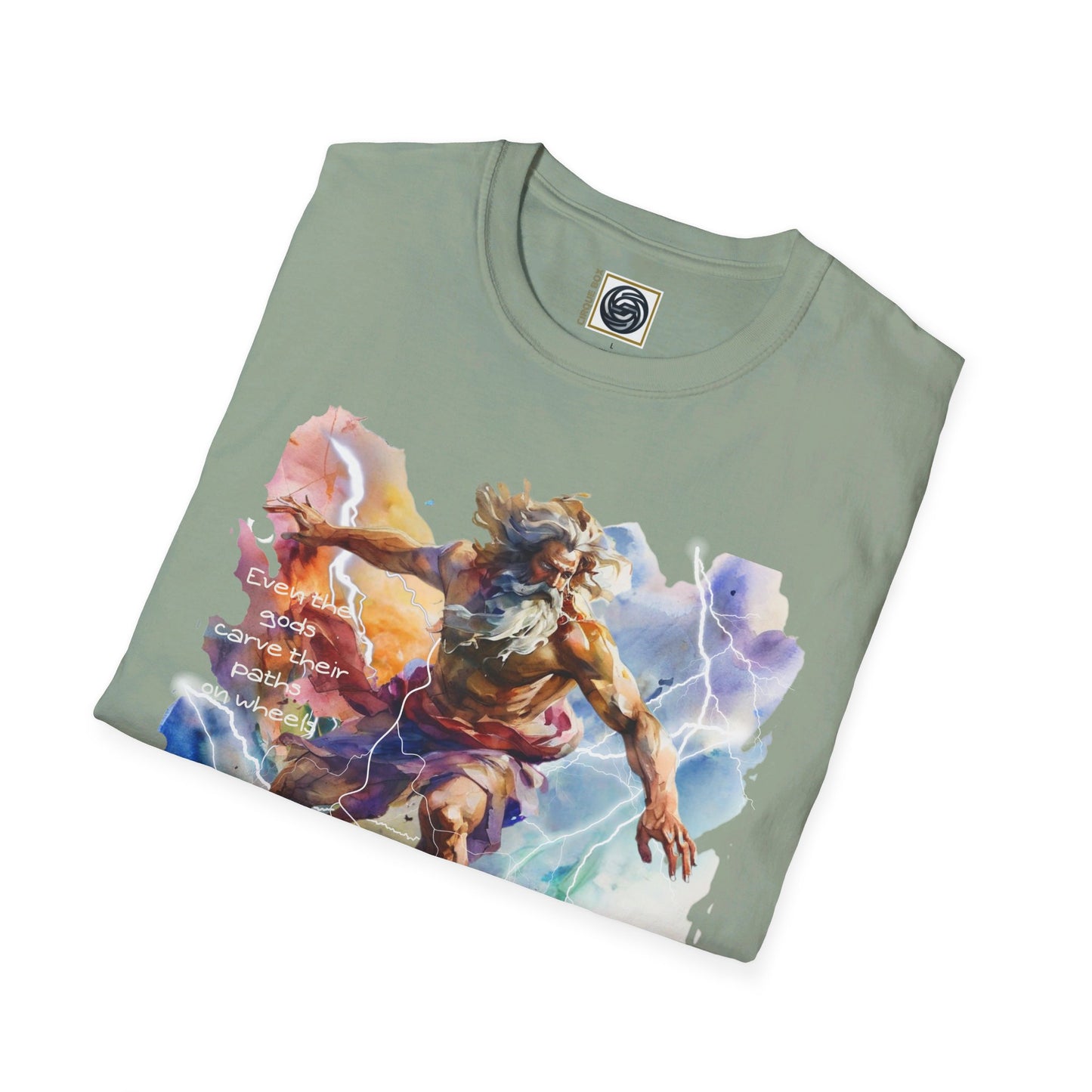 Unisex Softstyle T-Shirt Zeus Graphic Design