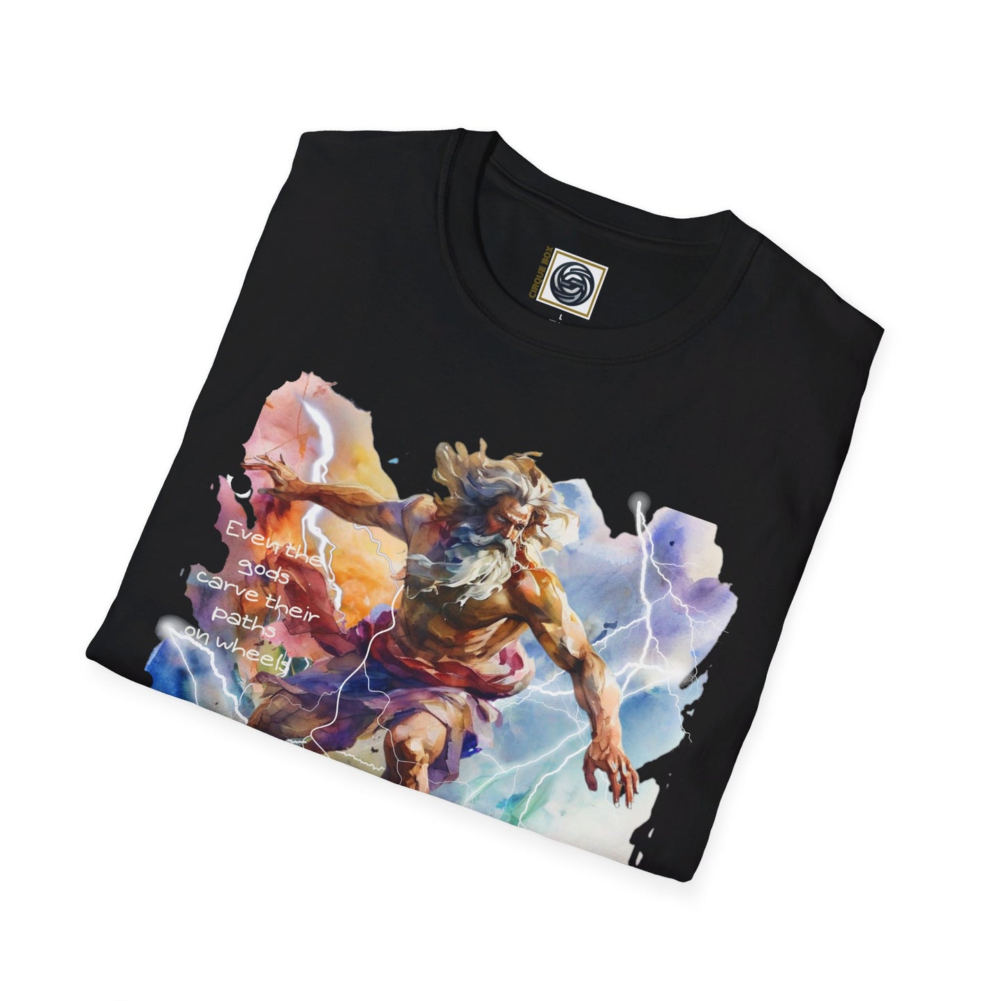 Unisex Softstyle T-Shirt Zeus Graphic Design