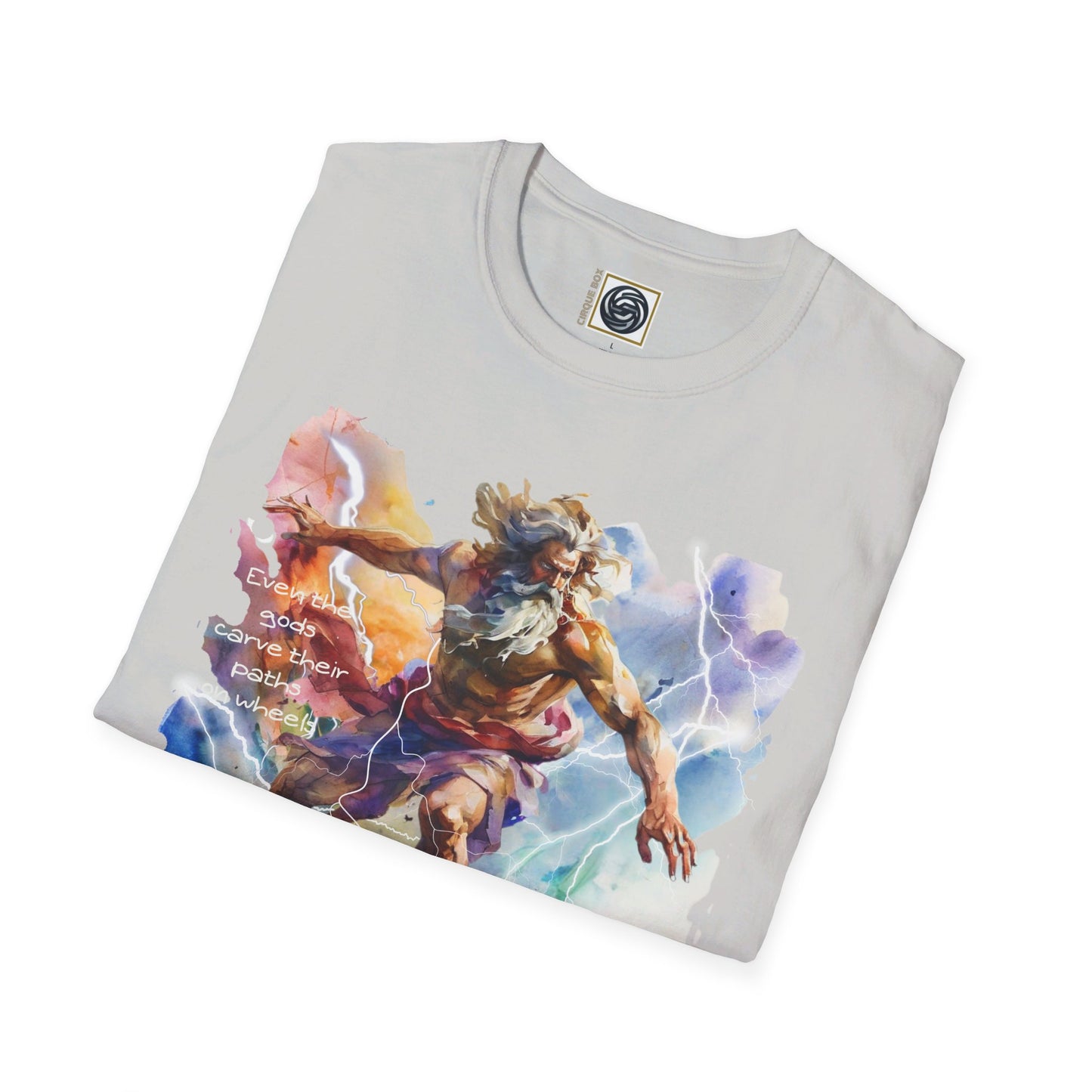 Unisex Softstyle T-Shirt Zeus Graphic Design