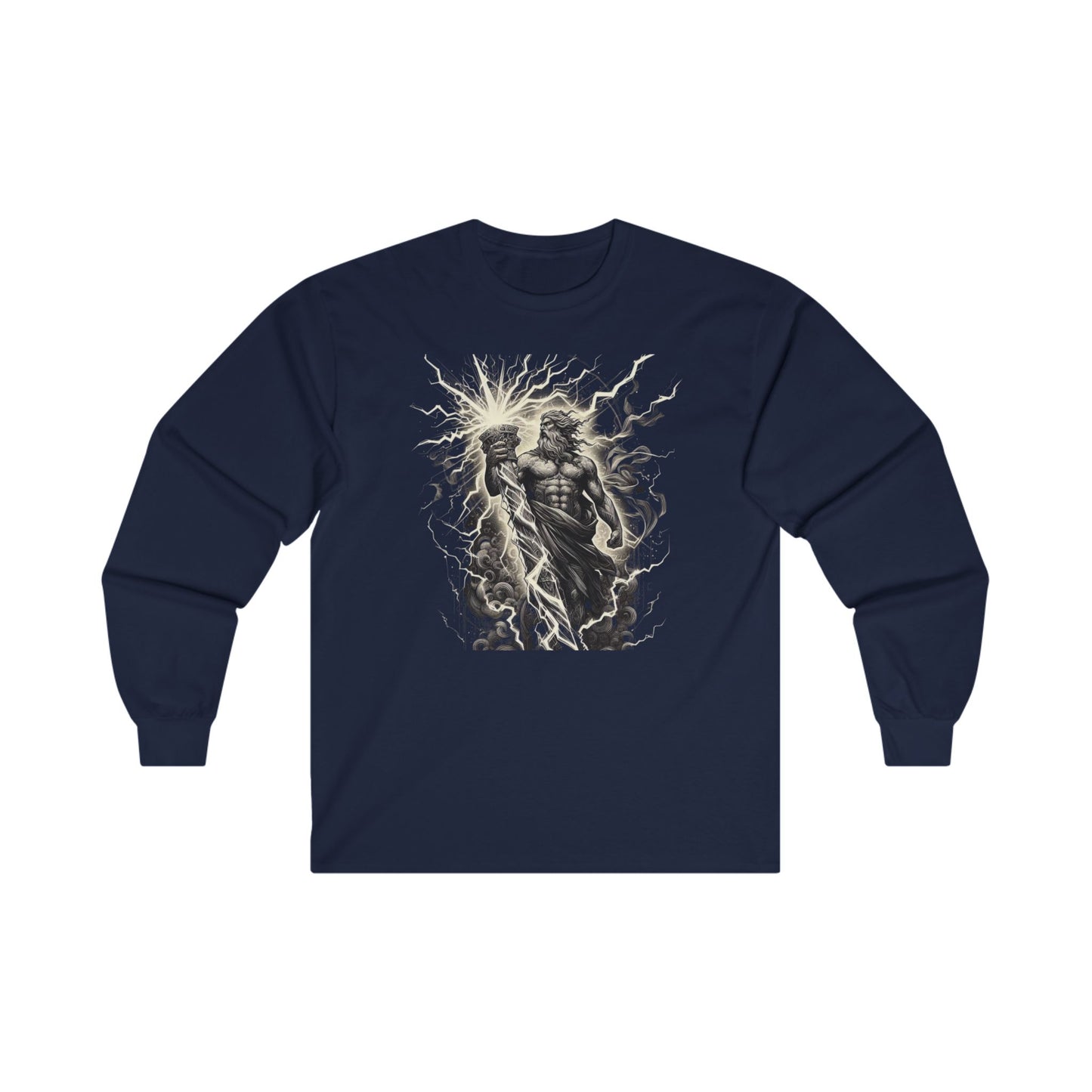 Unisex Ultra Cotton Long Sleeve Tee  Zeus Graphic Design