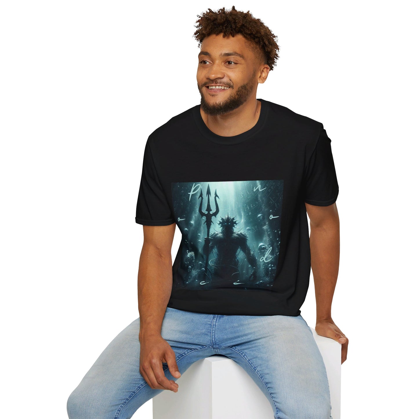 Unisex Softstyle T-Shirt Poseidon Graphic Design