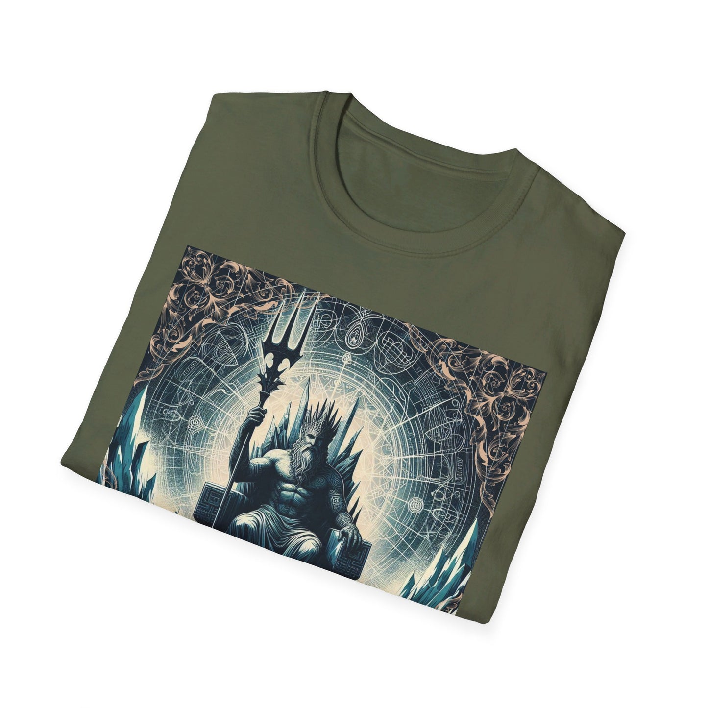 Unisex Softstyle Poseidon Graphic Design T-Shirt