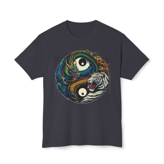 Unisex HD Cotton™ T-shirt Yin Yang Graphic Design