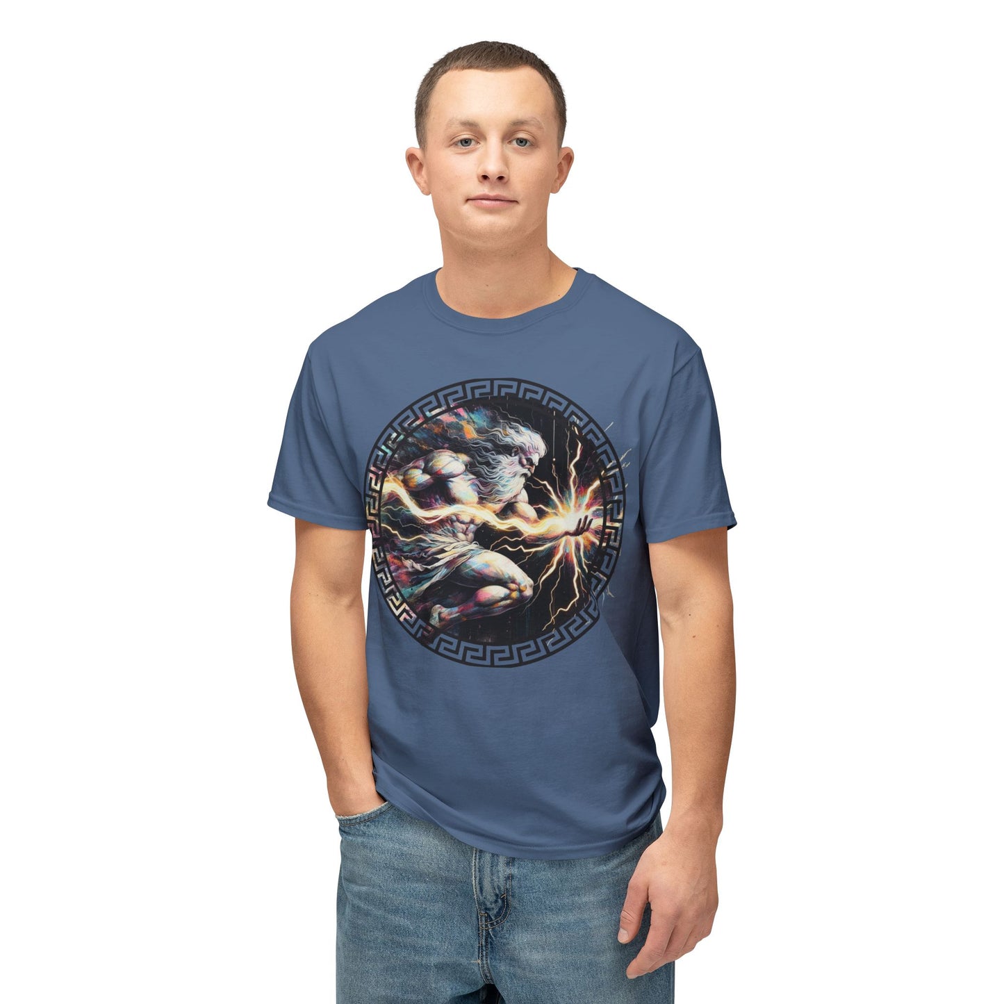 Unisex HD Cotton™ T-shirt Zeus Graphic Design