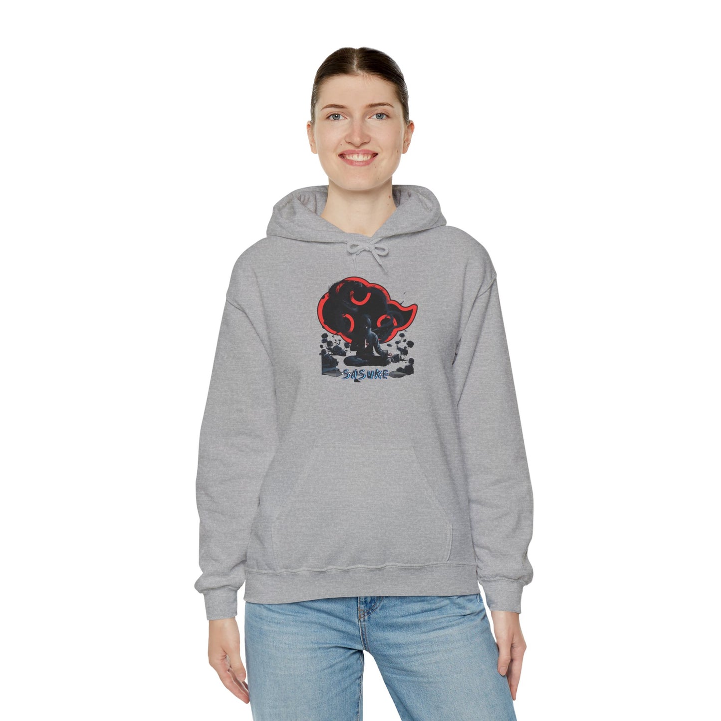 Unisex Heavy Blend™ Hooded Sweatshirt Sasuke Graphic Design