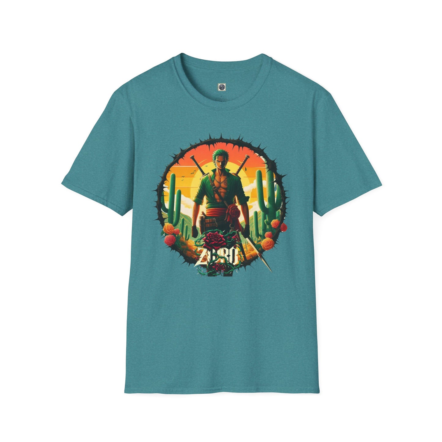 Unisex Softstyle T-Shirt Zoro Graphic Design