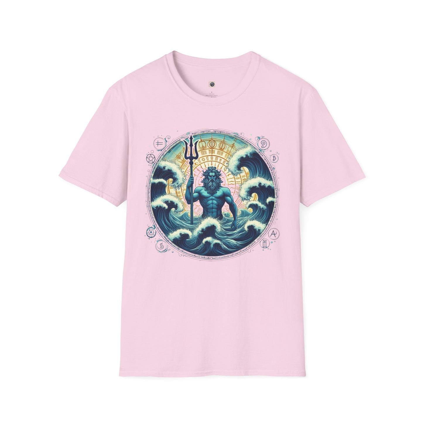 Unisex Softstyle  Poseidon Graphic Design T-Shirt