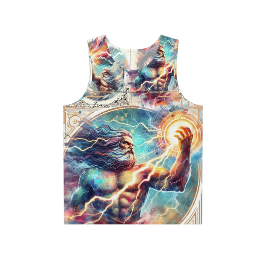 Men's Tank (AOP) Zeus Graphic Design