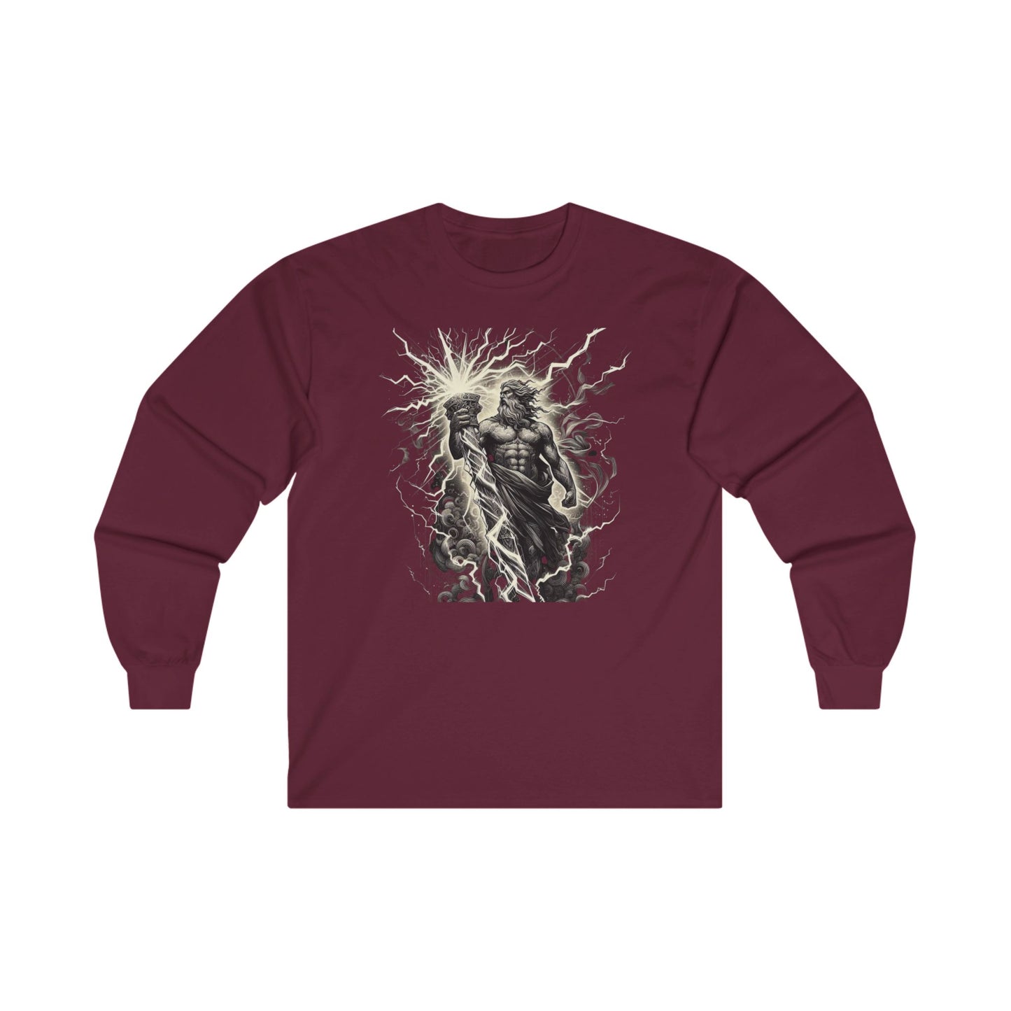 Unisex Ultra Cotton Long Sleeve Tee  Zeus Graphic Design