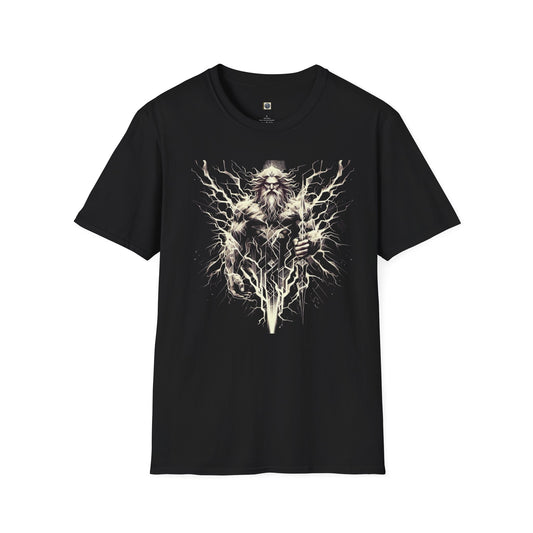 Unisex Softstyle Zeus Graphic Design T-Shirt