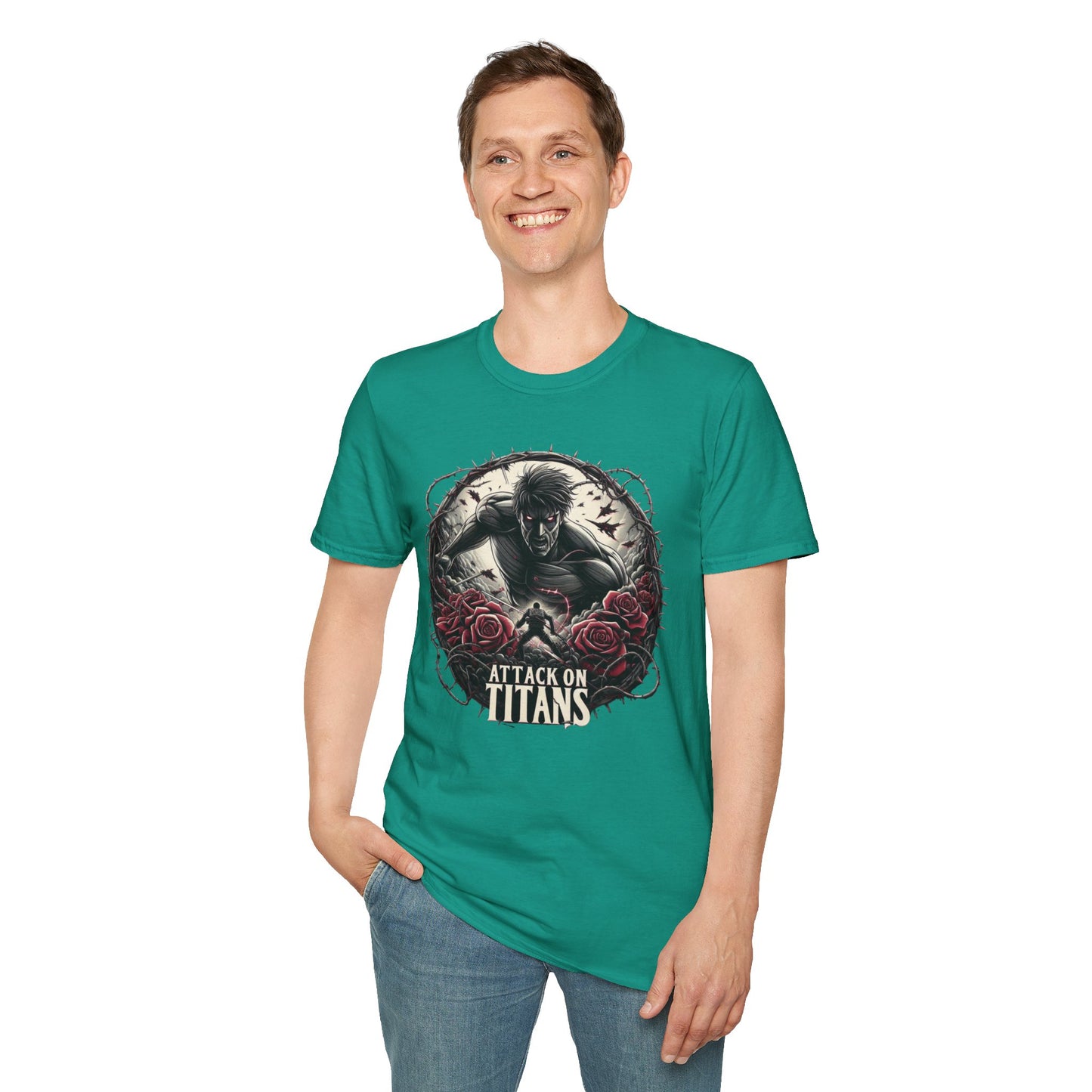 Unisex Softstyle T-Shirt Attack On Titan