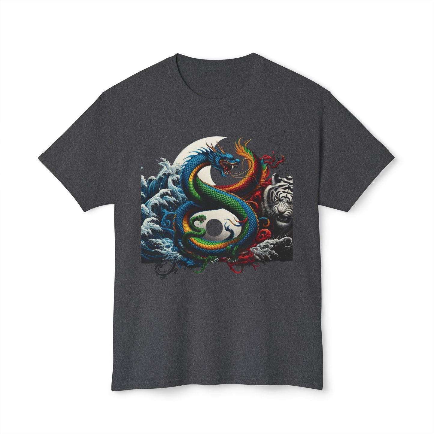 Unisex HD Cotton™ T-shirt Yin Yang Graphic Design