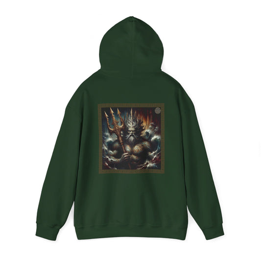 Unisex Heavy Blend™ Hooded Sweatshirt Poseidon Graphic Design