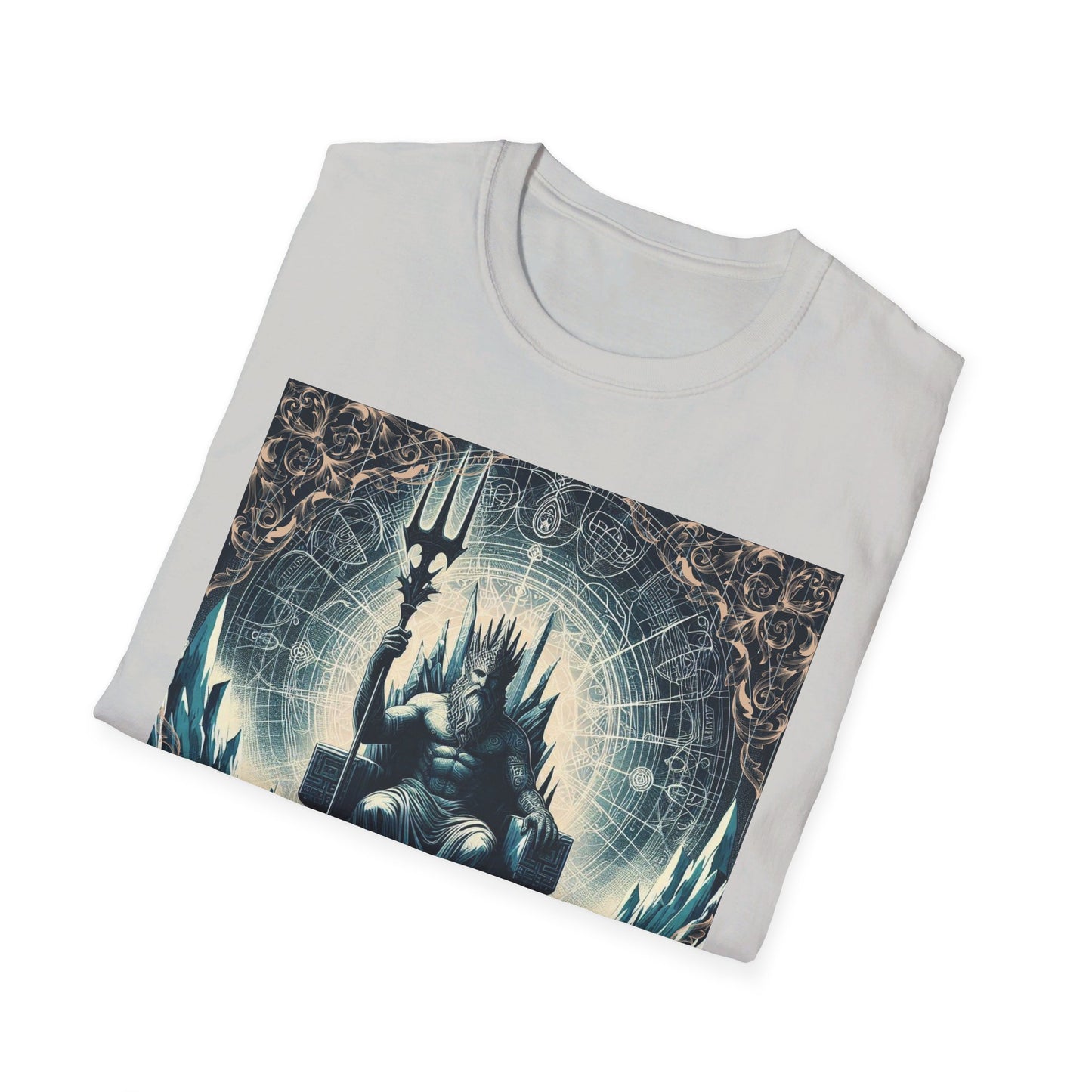 Unisex Softstyle Poseidon Graphic Design T-Shirt