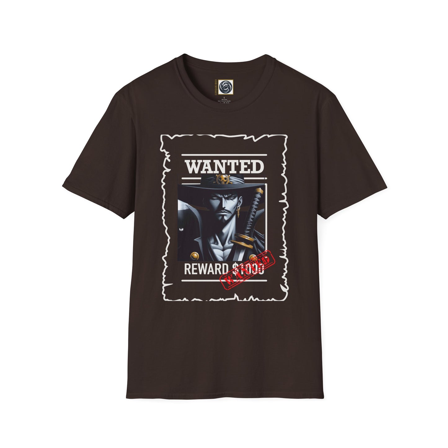 Unisex Softstyle /wanted Graphic Design T-Shirt