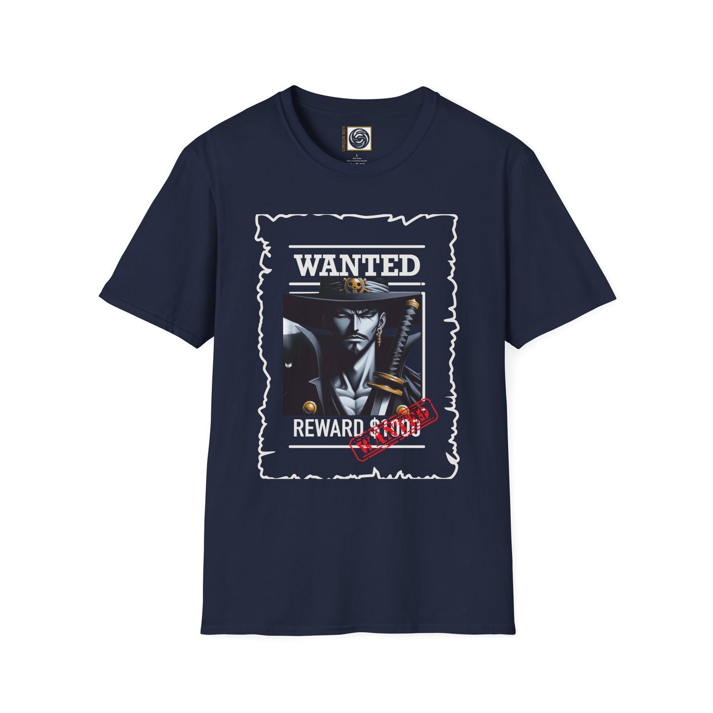 Unisex Softstyle /wanted Graphic Design T-Shirt