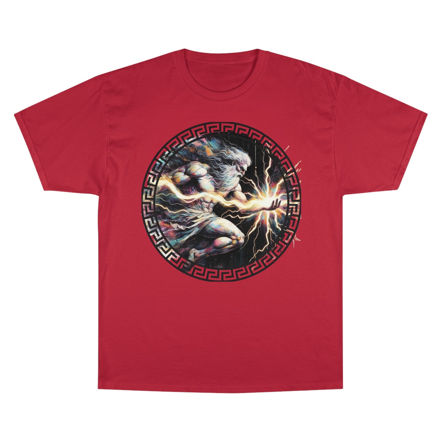 Champion T-Shirt Zeus Graphic Design